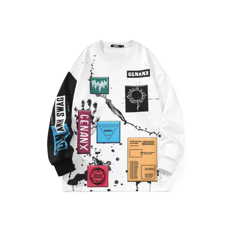 GENANX Sweatshirts Unisex-5