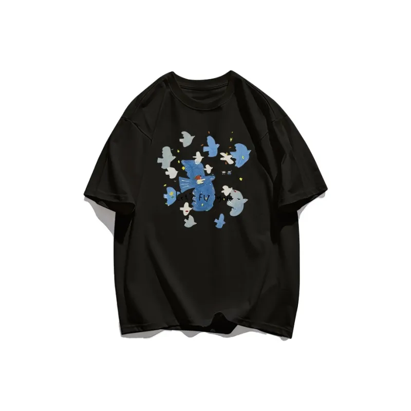 Cotton shopping T Shirts Unisex-4