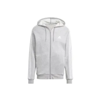 Adidas Free Shipping With AdiClub Essentials Fleece 3 Stripes Full Zip Hoodie