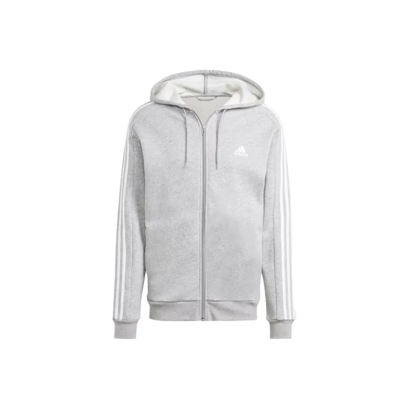 Adidas Essentials Fleece 3 Stripes Full Zip Hoodie-0