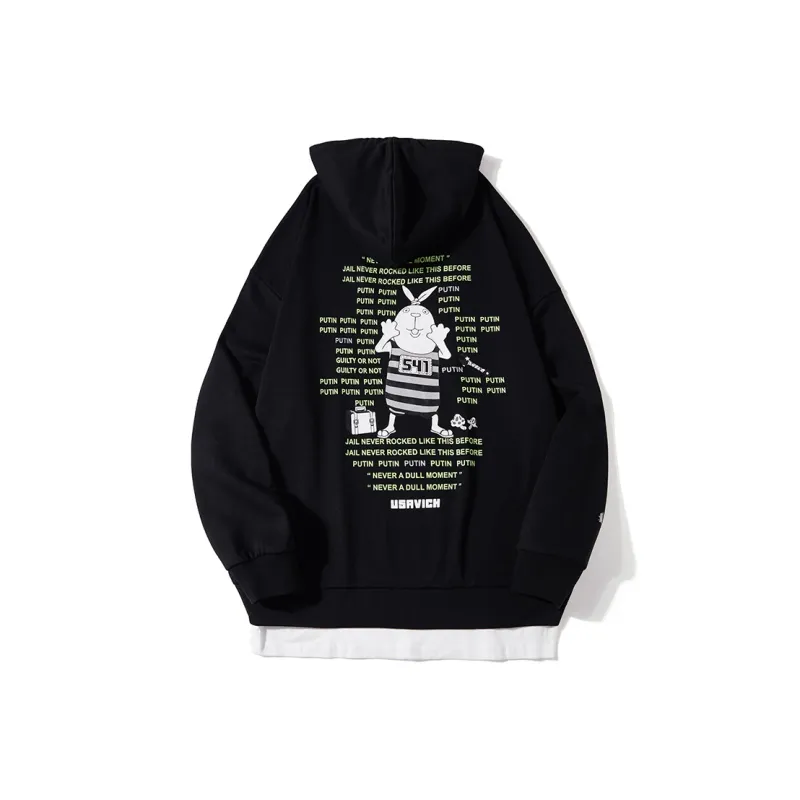 EPTISON TAOWANGTU Hooded Loose Fit Sweatshirt Unisex-0