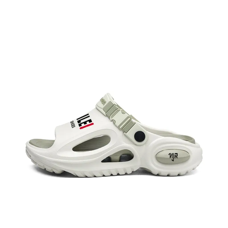 NANJIREN Beach Sandals Men Mint Mamba/White Black/Beige Brown/Black White-0