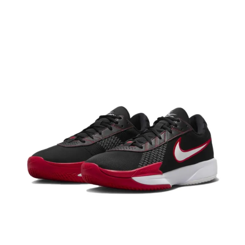 Nike Gt Cut Academy Black University Red Iron Grey White-2