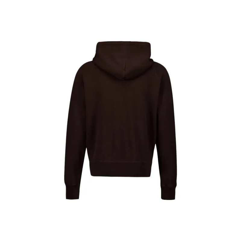 TOM FORD Drawstring Zip Up Hoodie-1