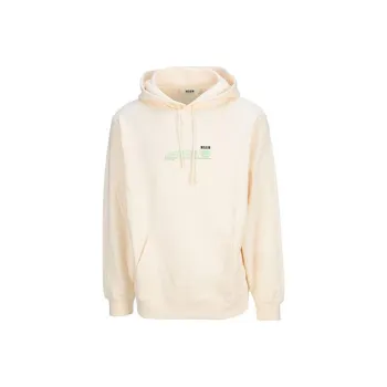 MSGM Fantastic Green Print Hoodie