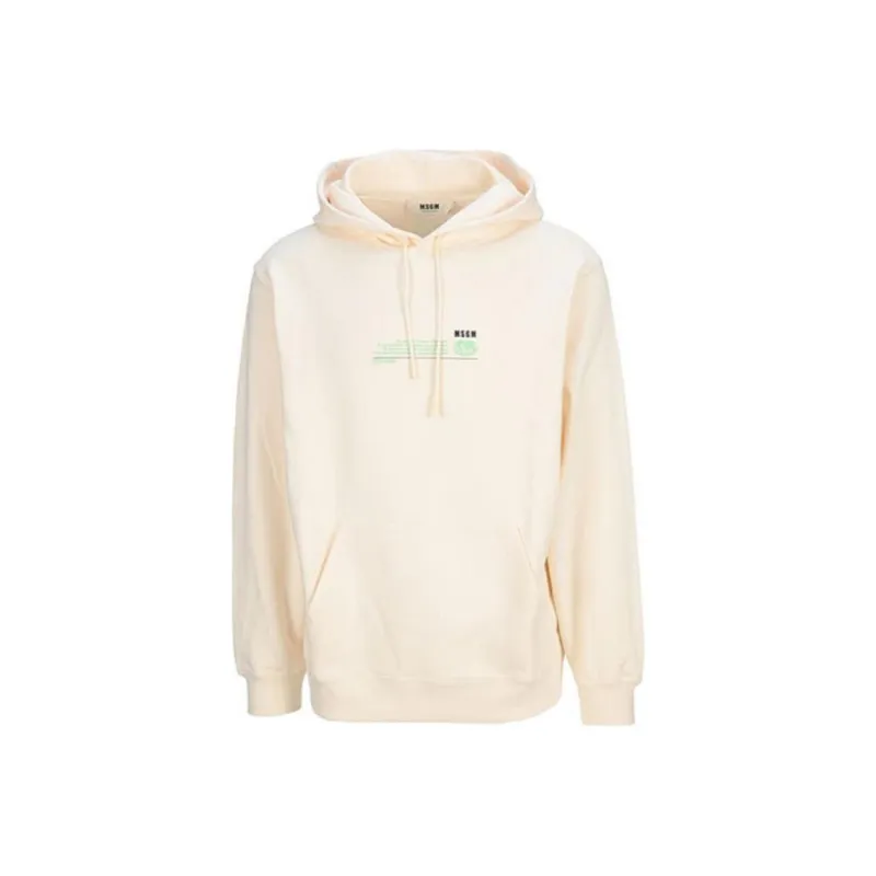 MSGM Fantastic Green Print Hoodie-0