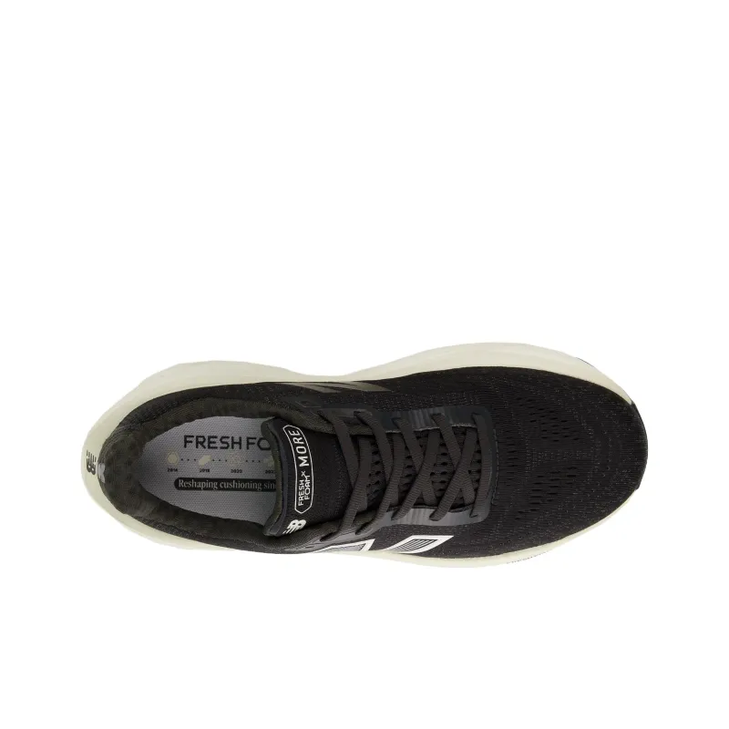 New Balance Fresh Foam X More V5 Anti Slip Wear Resistant Low Top Running Shoes Men's Black-4