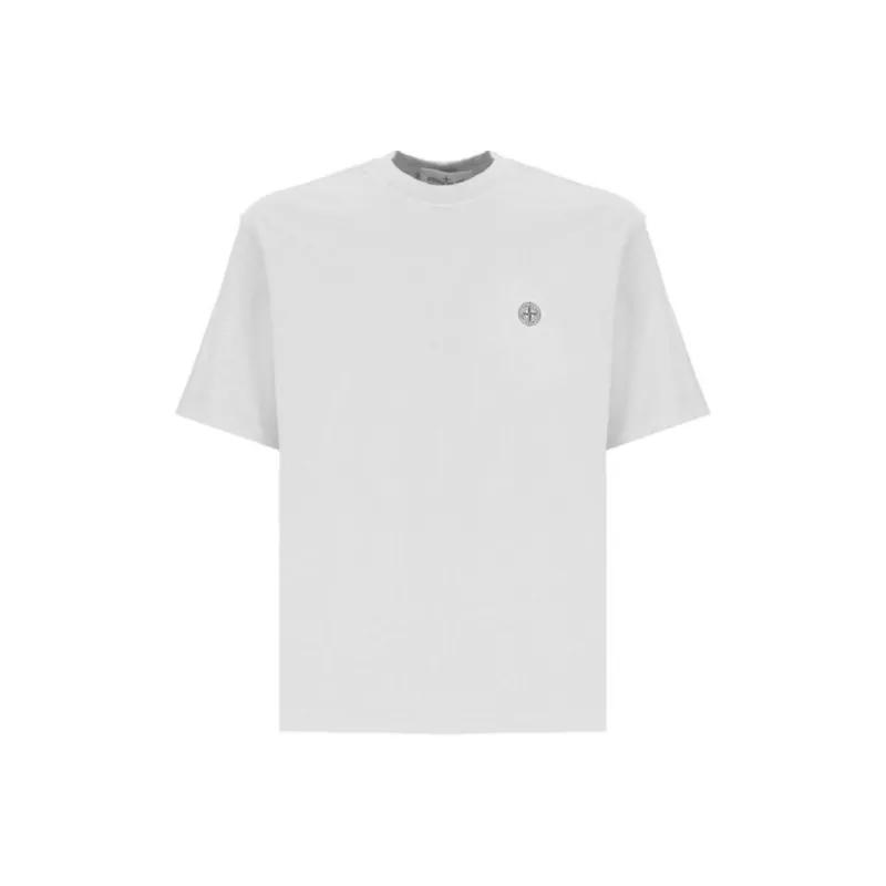 STONE ISLAND Logo Patch Short Sleeved T Shirt-0