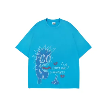 Guuka Short Sleeved T Shirts Men's Lake Blue