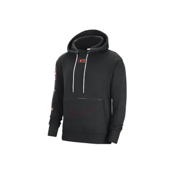 Nike Nba Miami Heat Courtside City Edition Fleece Loose Fit Hoodie