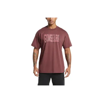 GYMSHARK T-Shirt Men's Brown Red