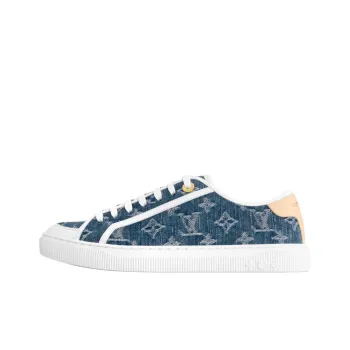 LOUIS VUITTON Lagoon Sneaker 25ss Spring Summer, Cookie Shoes Low Top Canvas Shoes Women's Blue