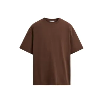 ZARA T Shirts Men Brown