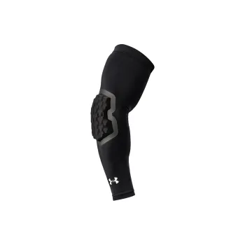 Under Armour Basketball Cycling Hiking Arm Guards Black Polyamide Elastane Silicone Unisex Professional Protective