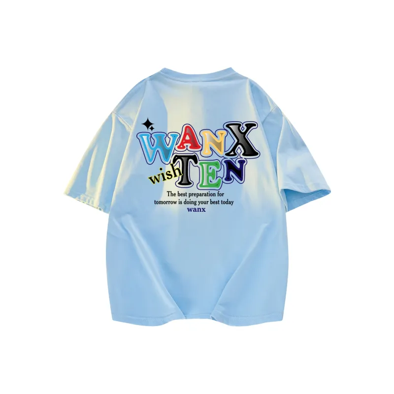 WANX Short Sleeved T Shirts Unisex-19