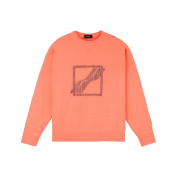WE11DONE Sweatshirts Unisex Orange