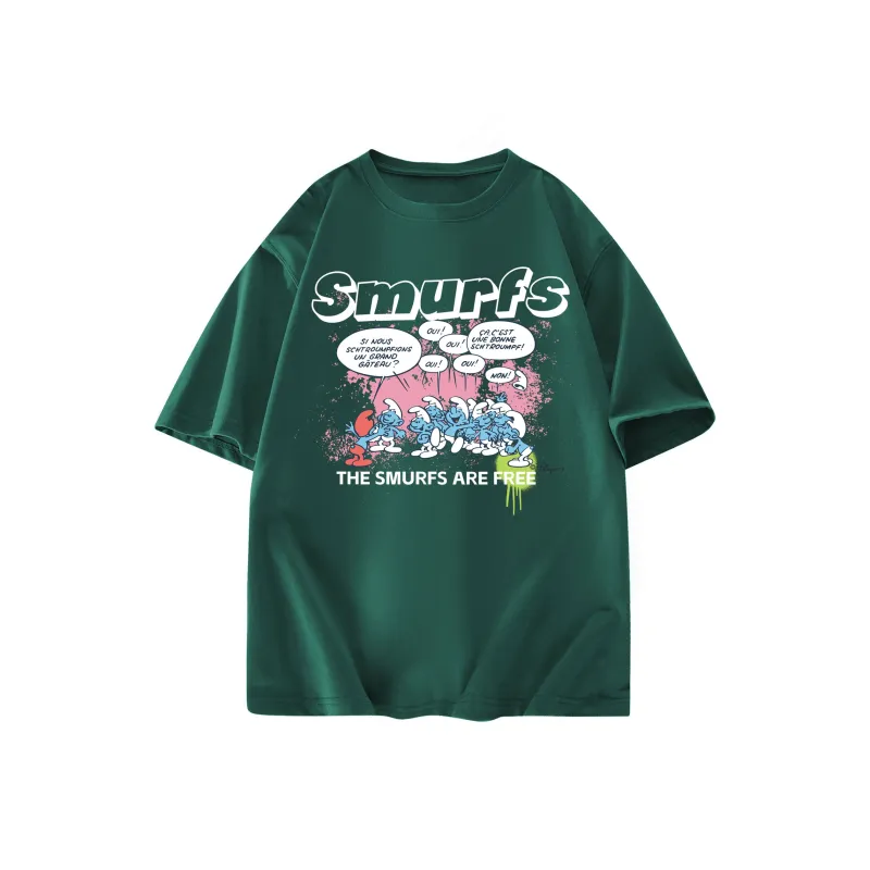 The Smurfs T Shirts Unisex-10