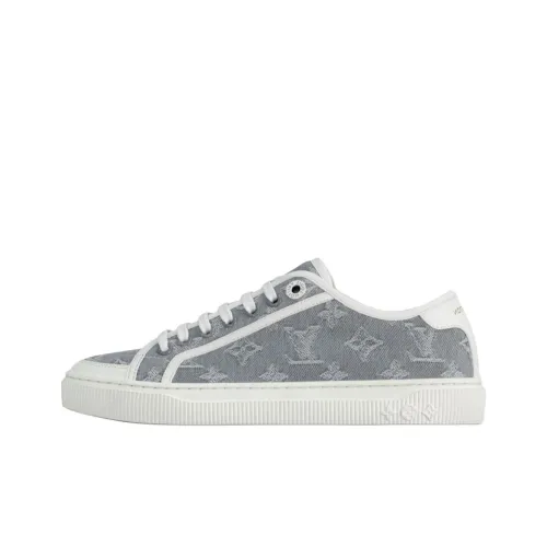 LOUIS VUITTON Lagoon Sneaker 25ss Spring Summer, Cookie negra Low Top Canvas negra Women's Gray