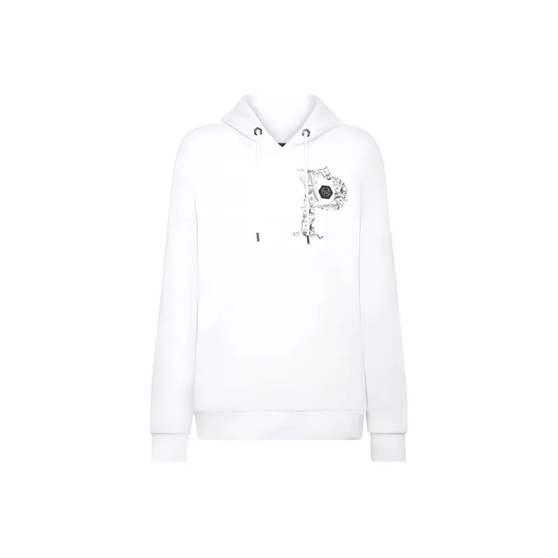 PHILIPP PLEIN Money Logo print Hoodie-0