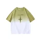 Olive Green White