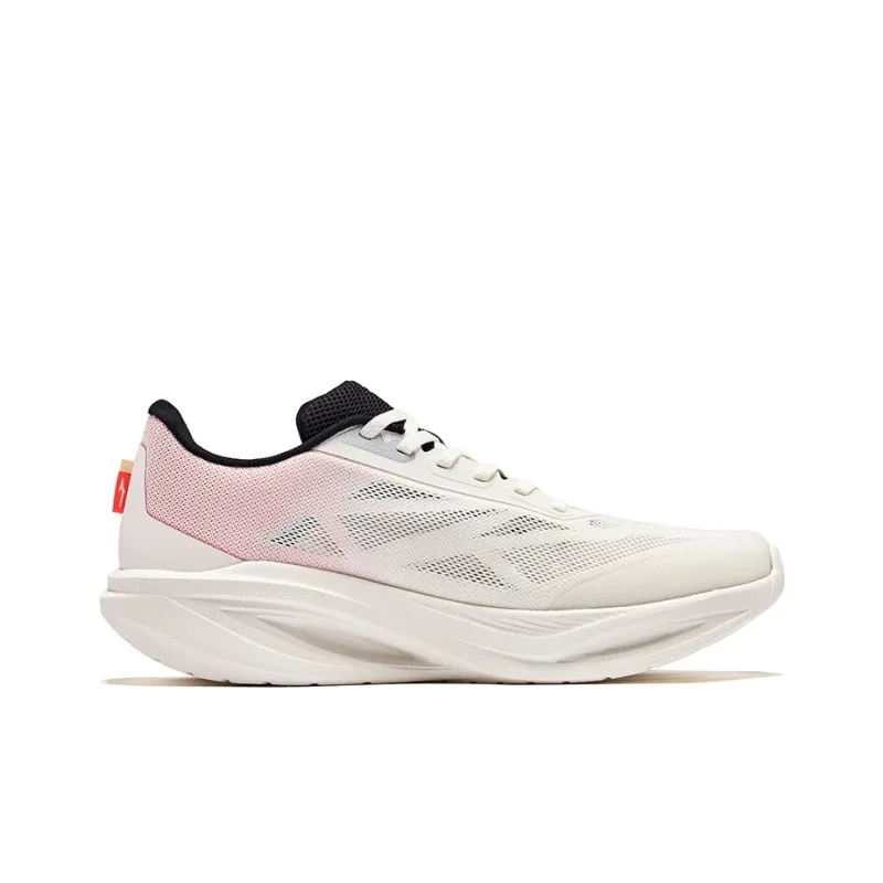 Erke Cushioning Rebound Low Top City Commute Running Shoes Men's Microcrystal White Jet Black-1