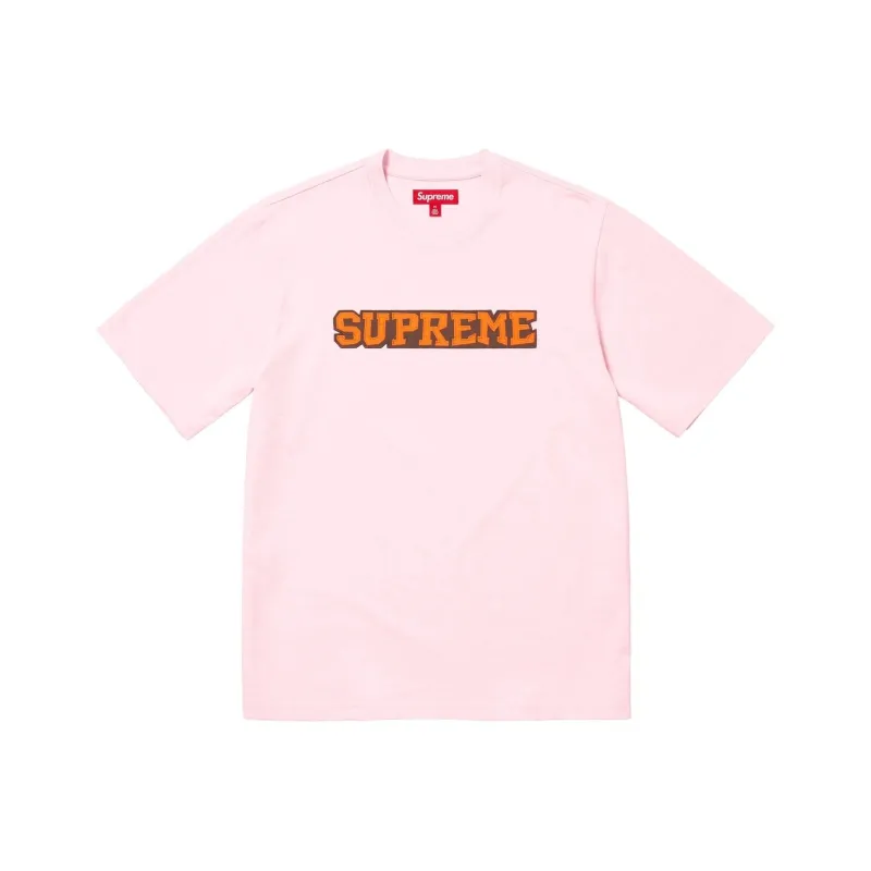 Supreme Satin Appliqué Short Sleeve Top-6