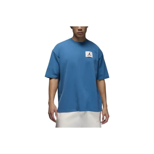 jordan opaski Drop Shoulder Sleeve T Shirt Men's Blue