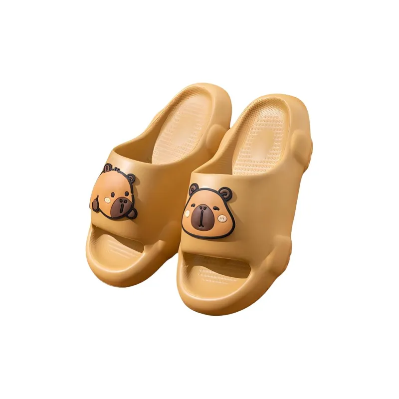 ZHIYILIANGPIN Slippers Apricot/Khaki-5