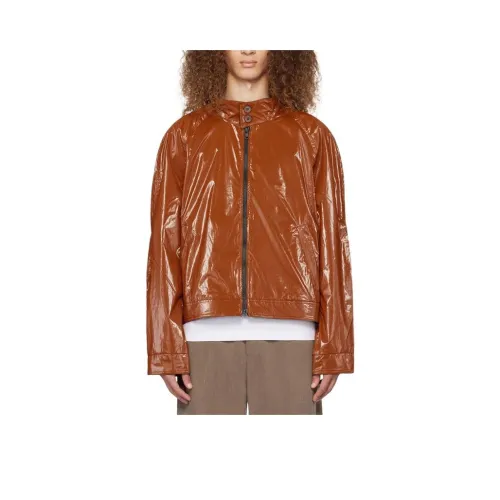 VARIHOPE Jackets Coats Men's Brick Red