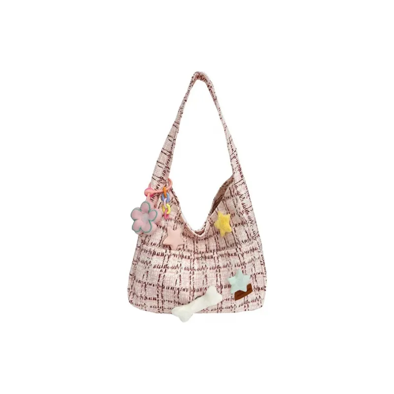 ADOONGA Fleece Shoulder Bag Women's Multicolor-9