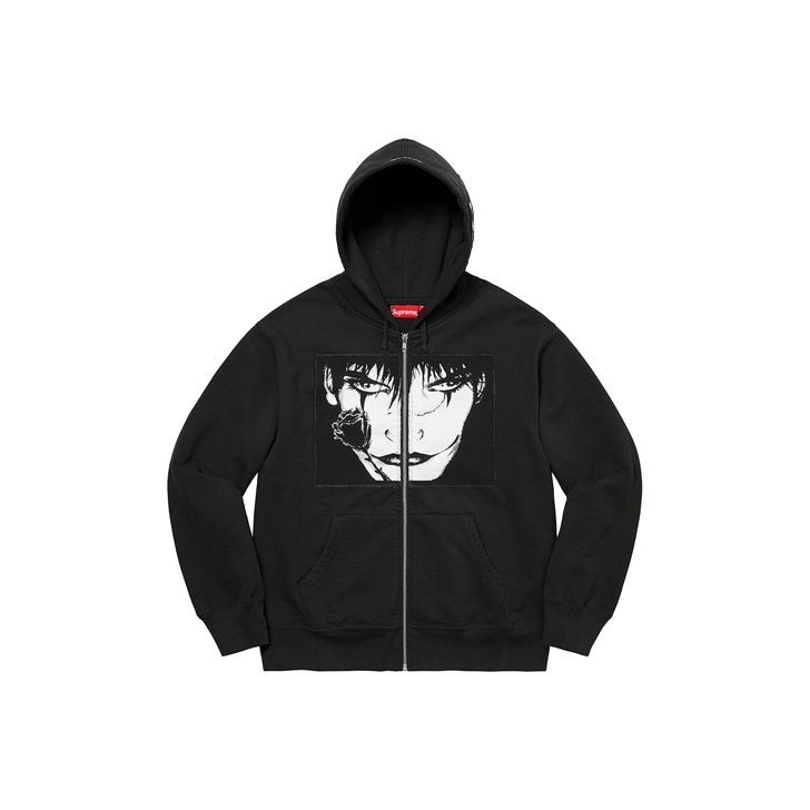 Supreme Bleached Leopard Hooded Sweatshirt Dusty Teal Men's
