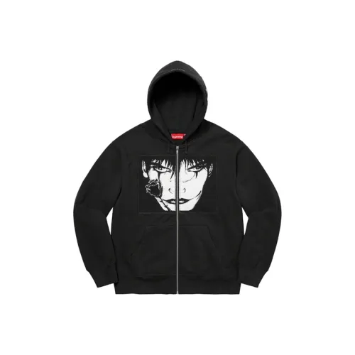 Supreme The Crow Zip Up Hooded Sweatshirt