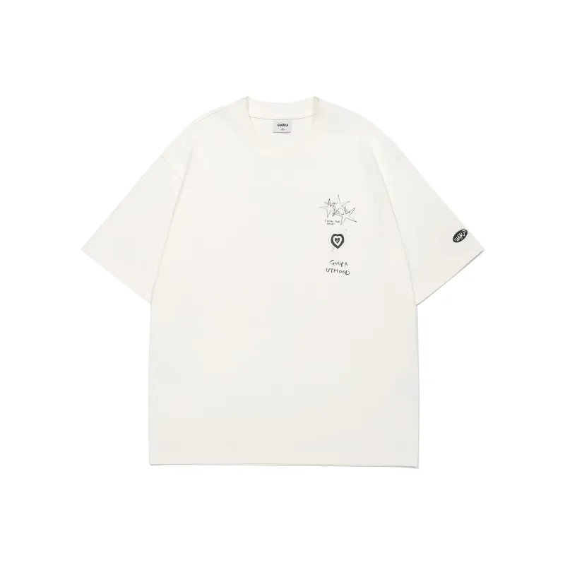 Guuka T Shirt Unisex Cream White-0