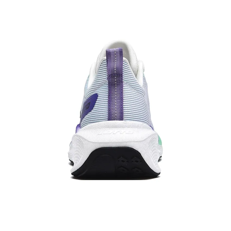 LOTTO Diamond Speed Cushioned Slip Resistant Abrasion Resistant Low Top Running Shoes Unisex White Turquoise Green-3