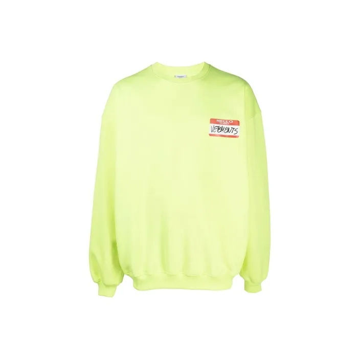 Vetements Sweatshirts Unisex Green-0