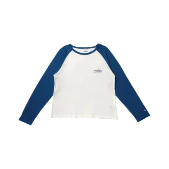 Converse Slub Jersey Raglan T Shirt Unisex Blue White