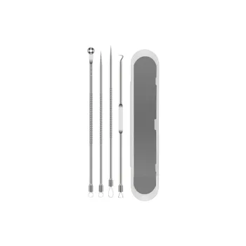 JIANYINGSHU Pimple Extractor Blackhead Extractor Set With Closed End Picking Tools For Acne Cleansing, Home Use