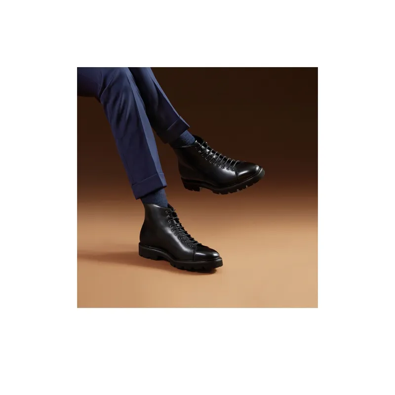 THOM WILLS Martin Boot Men's Black-5