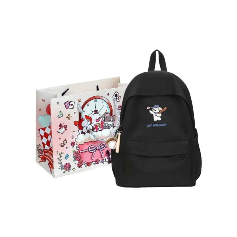 MOM'S HELPER Nylon Backpack Large Size Women's Multicolor-12