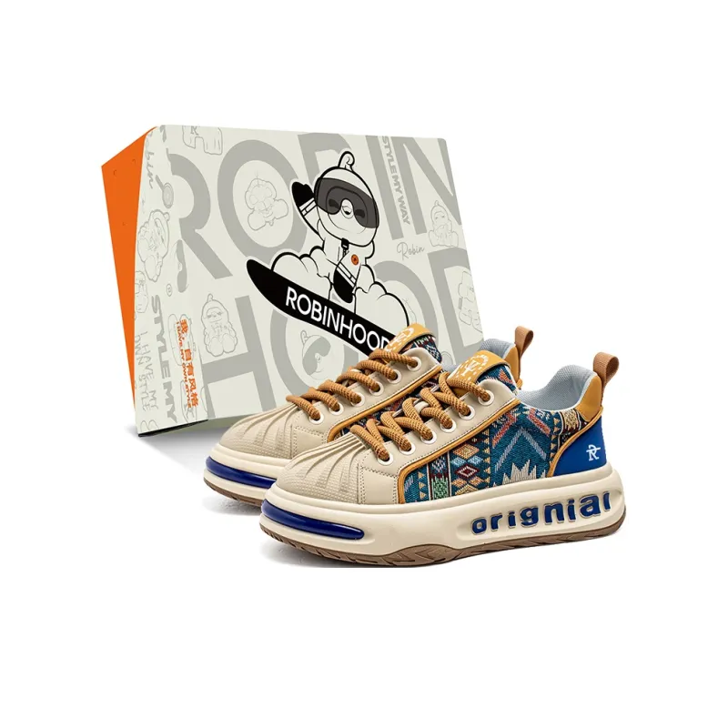 ROBINHOOD Coverage Slip Resistant Cushioning Abrasion Resistant Low Top Skateboard Shoes Men's-5