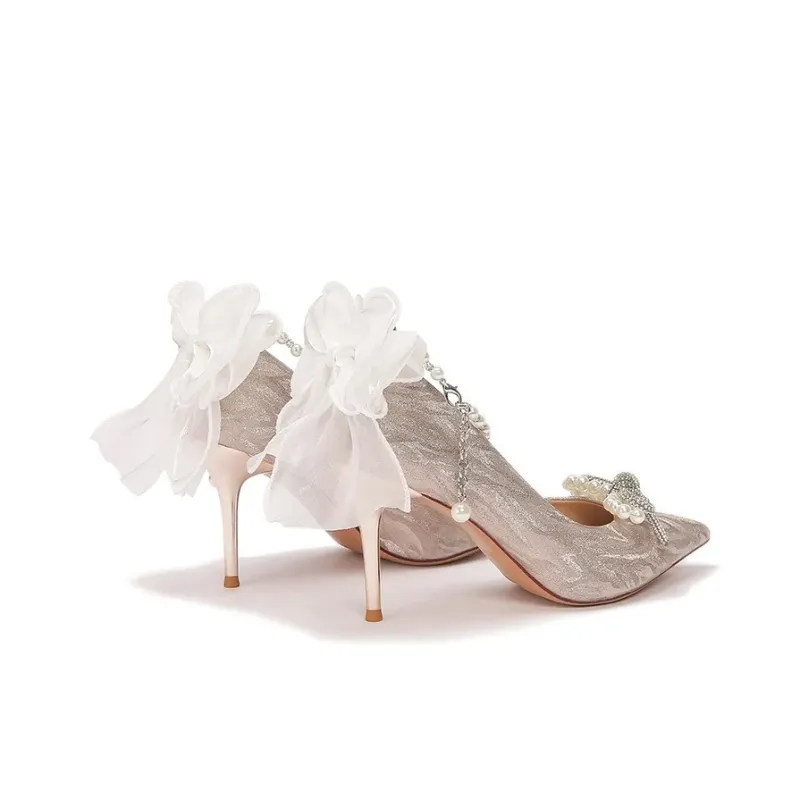 Dawei's House Slim Heel High Heels Women's-8