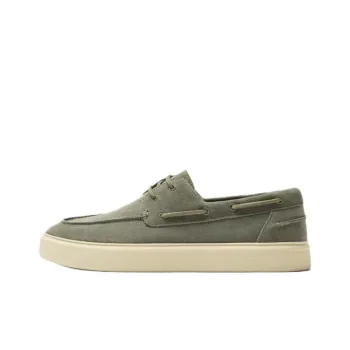 ZARA Boat Shoes Men Green