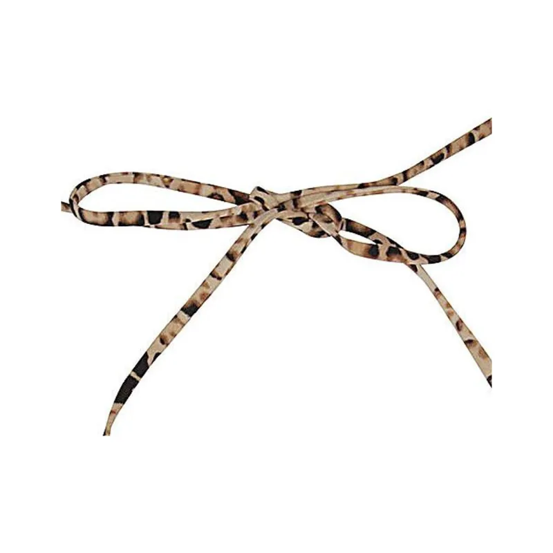 CELINE Triomphe Leopard Print Triangle Top-3