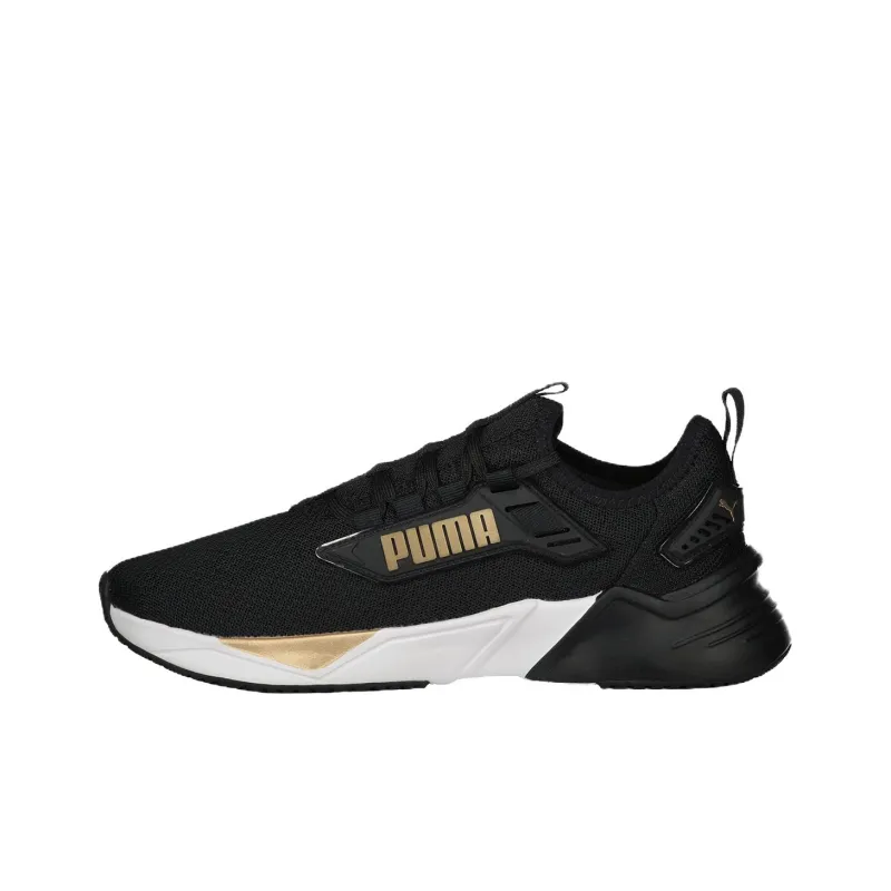 PUMA Retaliate Anti Slip Wear Resistant Low Top Casual Running Shoes Women's Black-0