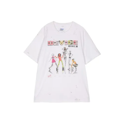 Doublet Girls & Robots Print Cotton T shirt