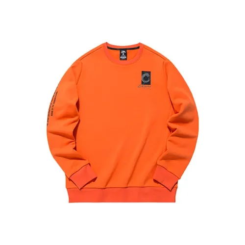 ANTA Variety Training Collection Sweatshirts Men Shimmering Orange