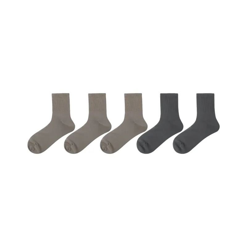 SEOBEAN Mid Calf Socks Men's 5 Pack-14