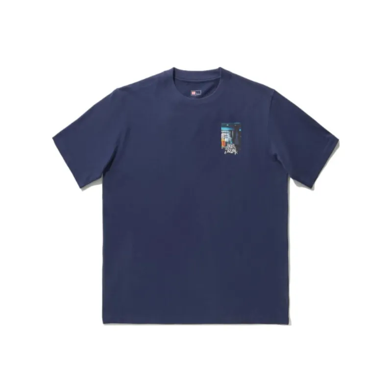 LiNing T Shirt Unisex Dark Ship Blue-0