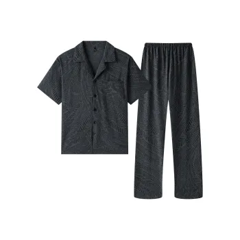 Gongdie Pajama Set Men's Dark Gray