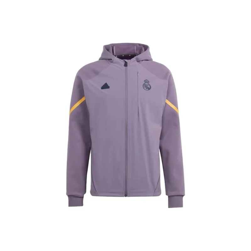 Adidas Real Madrid Designed For Gameday Full Zip Hoodie-0